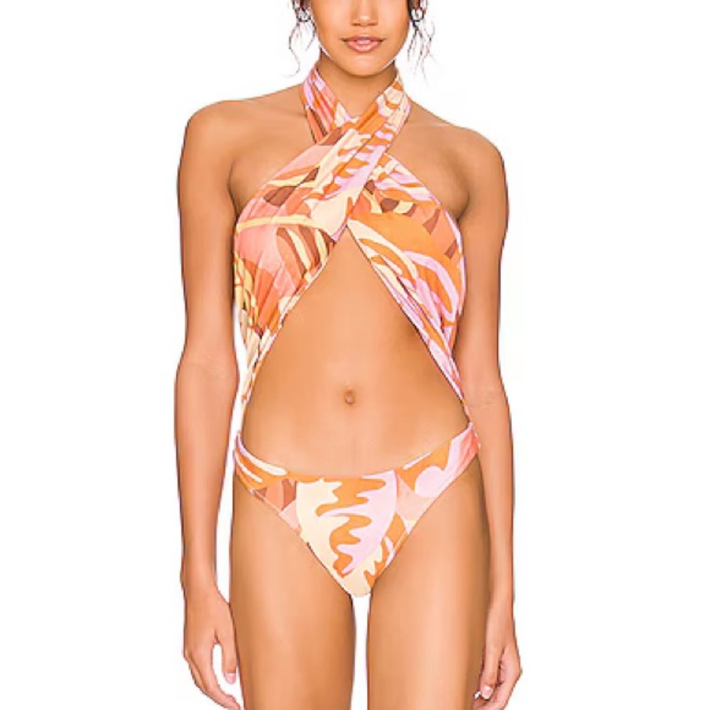 Stone Fox Swim Azalea One Piece in Tropic